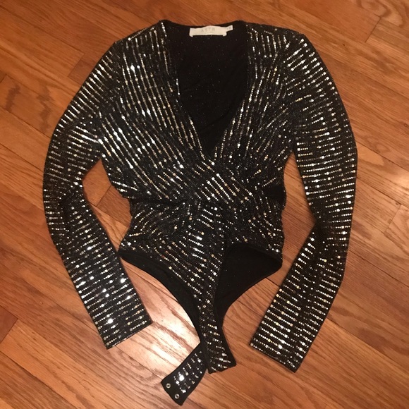 ASTR Oh Baby sequin bodysuit - Picture 5 of 6